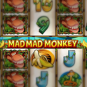 В казино Вабанк в азартный эмулятор Mad, Mad Monkey мы играем в демо-версии без регистрации и смс